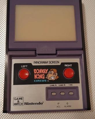 Game watch panorama screen donkey kong circus