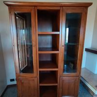 Vetrina in legno massello 
