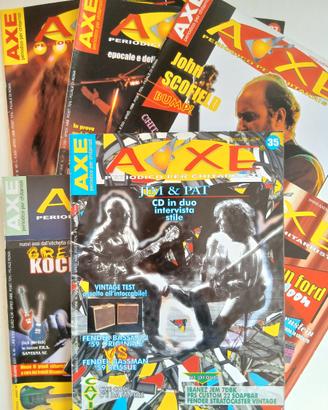 6 numeri sparsi rivista "AXE" anni 99, 2000