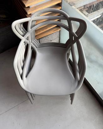 Set 4 sedie masters Kartell - Philippe Starck