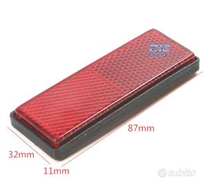 SET DI 2 CATADIOTTRI DI COLORE ROSSO