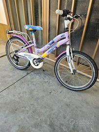 bicicletta da bambina 4-6 anni ruote 20 polici  