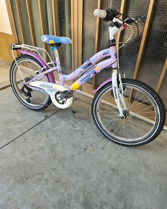 bicicletta da bambina 4-6 anni ruote 20 polici  