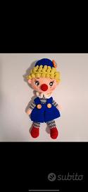 Amigurumi bambola pupazzo clown