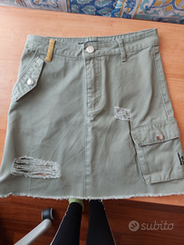 Gonna verde militare kendall+kylie