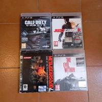 Lotto PS3The Evil Within + Metal Gear Solid 4 ecc