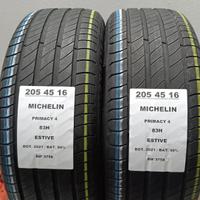 2 GOMME 205 45 16 MICHELIN RIF3758