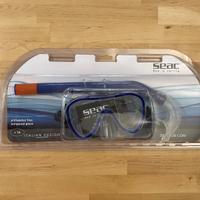 Maschera mare Seac Set Bis Salina Blu