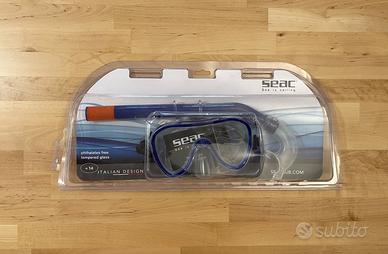 Maschera mare Seac Set Bis Salina Blu