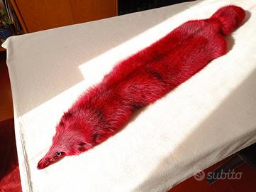 Stola di volpe rossa