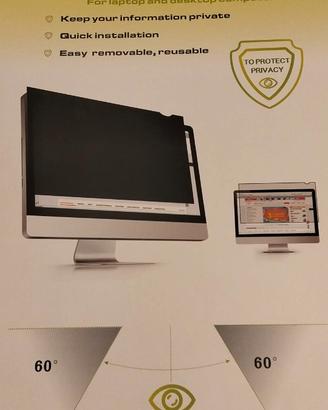 Proteggi schermo 27" per la privacy del computer