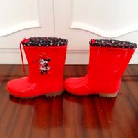 Stivali pioggia rossi Minnie Mouse misura 32