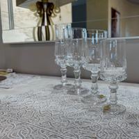 servizio bicchieri in cristallo 