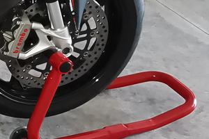 cavalletto anteriore con doppia ruota 