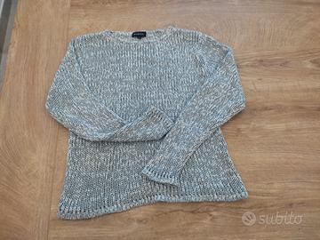 maglioncino grigio e bianco
