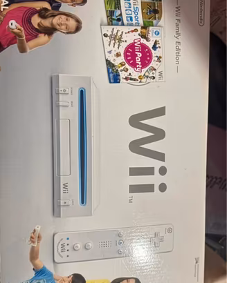 Nontendo Wii family+3 giochi,completo in scatola