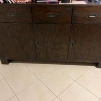 Mobile credenza in Teak