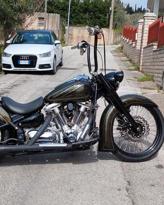Yamaha XVS 1600 Wild Star Chicano no Harley