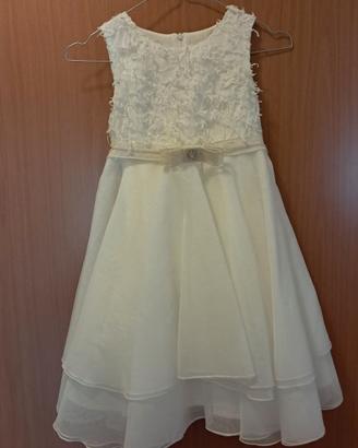 vestito bambina damigella 8 10