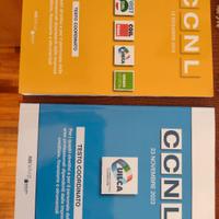 2 libri testo CCNL contratto lavoro 2019 2025 Abi