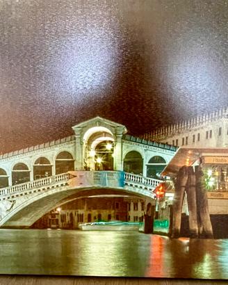 Stampa con Led Ponte di Rialto Venezia