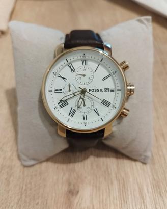 Orologio Fossil BQ1009 cronografo uomo Oro