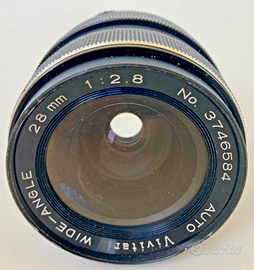 Vivitar 28mm F2.8 Auto Wide Angle Lens attacco M42