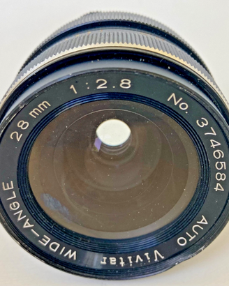 Vivitar 28mm F2.8 Auto Wide Angle Lens attacco M42