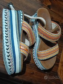 Sandali con zeppa Gavì Shoes Italia