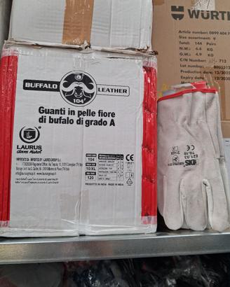 Guanti da lavoro in pelle