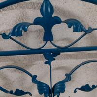 Letto singolo in ferro battuto