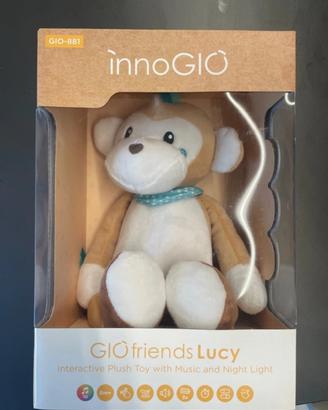 Scimmietta peluche Musicale con Luce Notturna