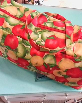 Borsa porta lavoro maglia, uncinetto filati.