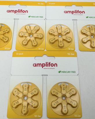 36 Batterie Amplifon N.10 Apparecchio Acustico