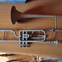 tromba a tiro in ottone