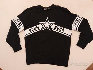 Felpa Blukids "Born to Rock" – Taglia 14/15 Anni 