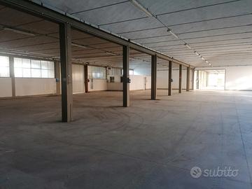 Capannone con uffici e appartamenti