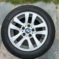 4 cerchi in lega da 16 BMW con pneumatici estivi