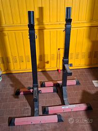 Rack bilanciere squat regolabile palestra