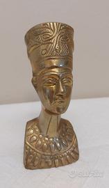 Scultura ottone Nefertiti