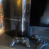 Ps3 fat Retrocompatibile cech04 + 2 pad Sony