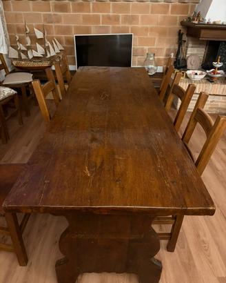 Tavolo fratino legno massello