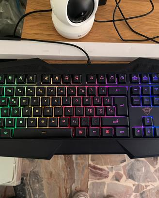 Tastiera Gaming Trust GXT Retroilluminata