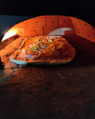 Forno gas e legna 
