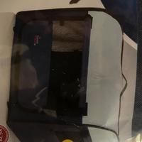 Trasportino in stoffa per cane 