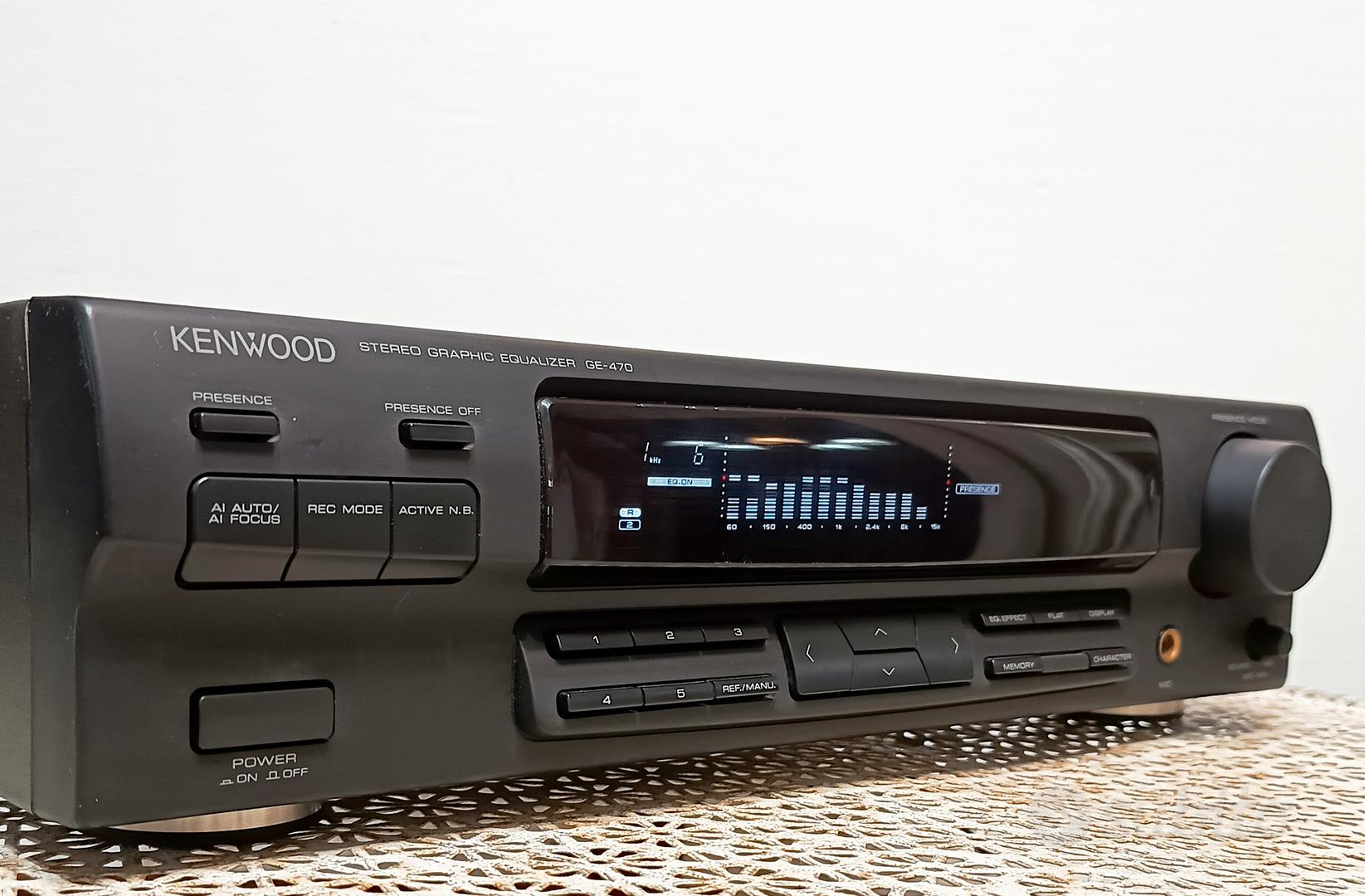 Kenwood GE-470 Equalizzatore Grafico Hi-Fi - Audio/Video In 