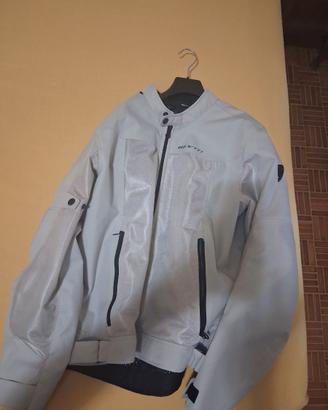 Giubbotto da moto revit bianco pari al nuovo XL
