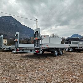 RIMORCHIO AUTO TRASPORTO MACCHINARI BASCULANTE
