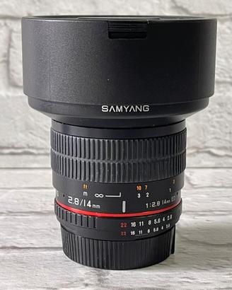 Obiettivo Samyang 14mm F2.8 ED AS I F UMC Nikon F