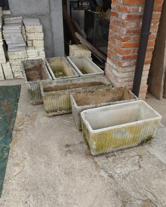 vaso vasi in cemento
